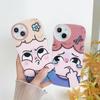 Cute Girl Wave Soft Phone Case for Realme C55 C53 IPhone 15 OPPO A58 Reno 10 5G Samsung S23 S24 Ultra A54 A53 Redmi Note 12 Pro Note 11 Infinix Cover