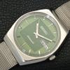 Seiko АВТОМАТИЧЕСКИЕ 6309A ВИНТАЖНЫЕ ЯПОНСКИЕ МУЖСКИЕ ЧАСЫ ЗЕЛЕНОГО ЦВЕТА a701452-5