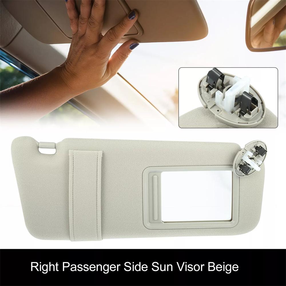 Солнцезащитный козырек с подсветкой для Toyota Camry 2007-2011 74320-06800-B0 74310-06770-B0 Левый и правый водительский пассажирский козырек солнцезащитный козырек