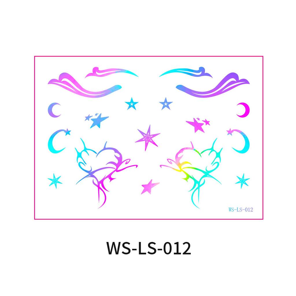 Европейско-американский трансграничный музыкальный фестиваль - Лазерные наклейки для подводки глаз - Водонепроницаемые и стойкие одноразовые татуировки