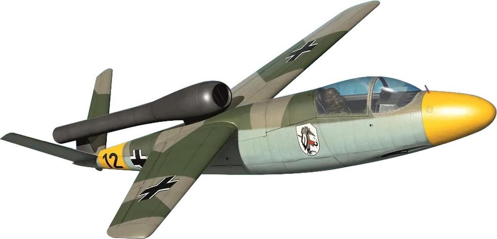 AZ Model 1/72 Немецкий He 162 B-5 Volksjäger 1946 Пластиковая Модель-Набор AZM7855