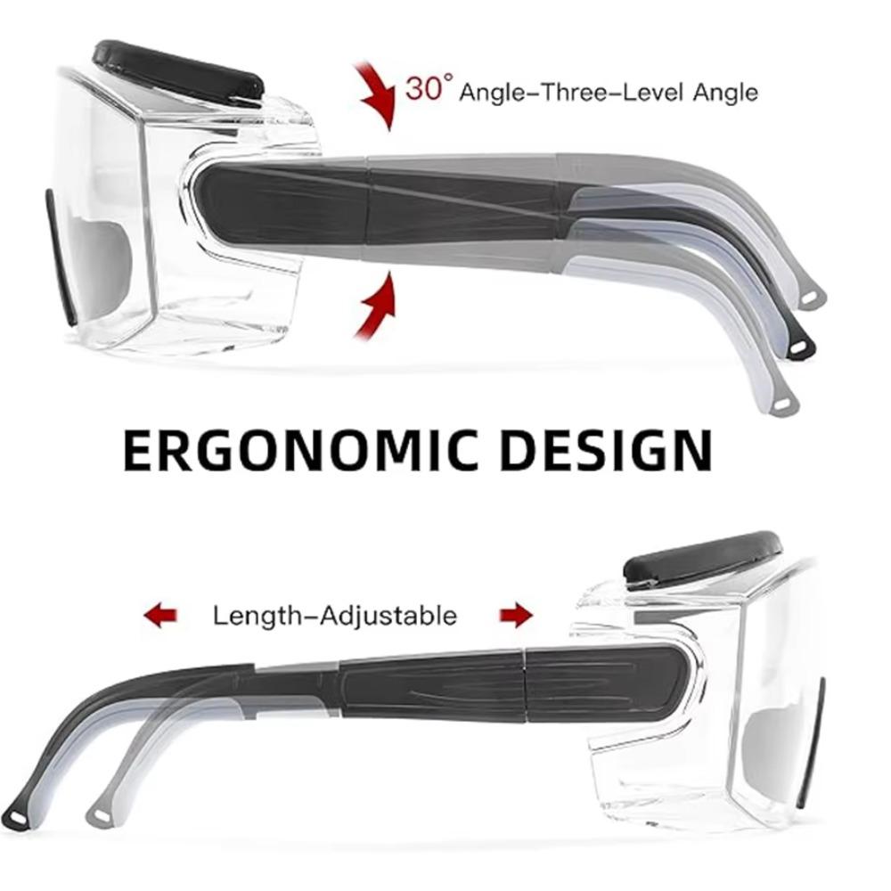 Anti-Splash Safety Goggles Clear Surgery Goggles Durable Eye Protection Glasses Men and Women