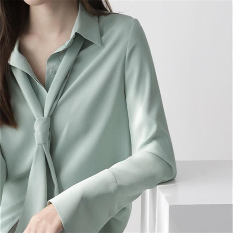Blusa Mujer Moda Verano Elegante Blusa Femenina Manga Larga Top Chic Blanco