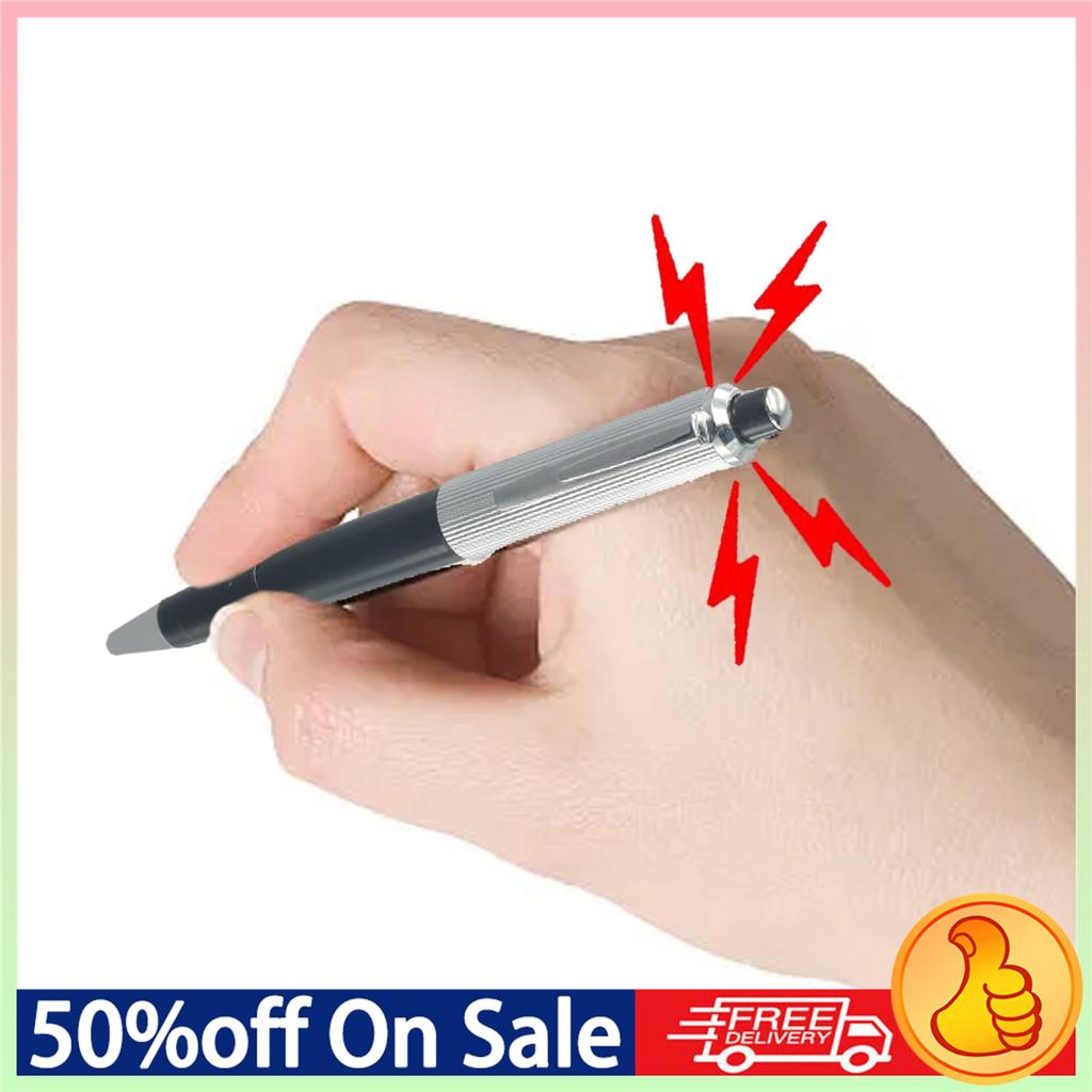 Electric Shock Pen Novelty Prank For Trick Joke Gag Toy Funny Gag Fun Fake LR41 Battery Prank Replacement 145mm Accessories