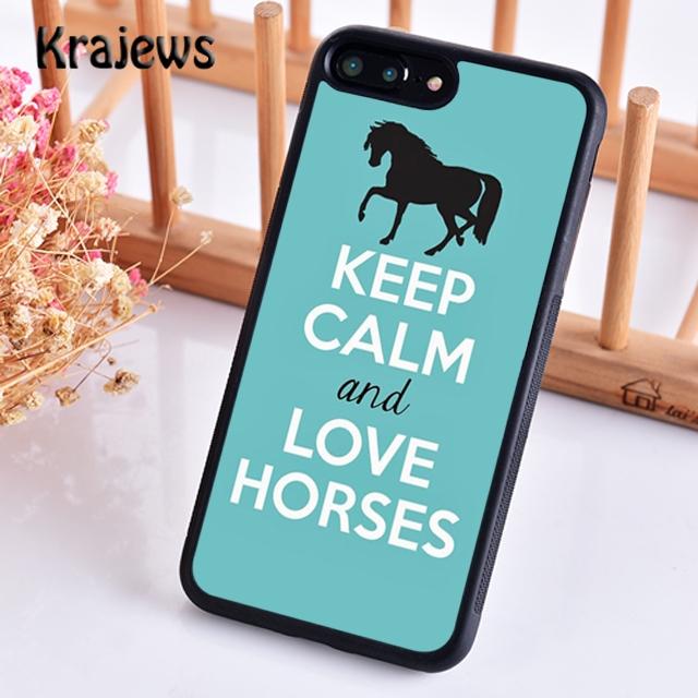 Krajews сохраняйте спокойствие и садитесь на лошадь Чехол для телефона для iPhone 17 Air 16 15 14 plus 12 pro max Fundas