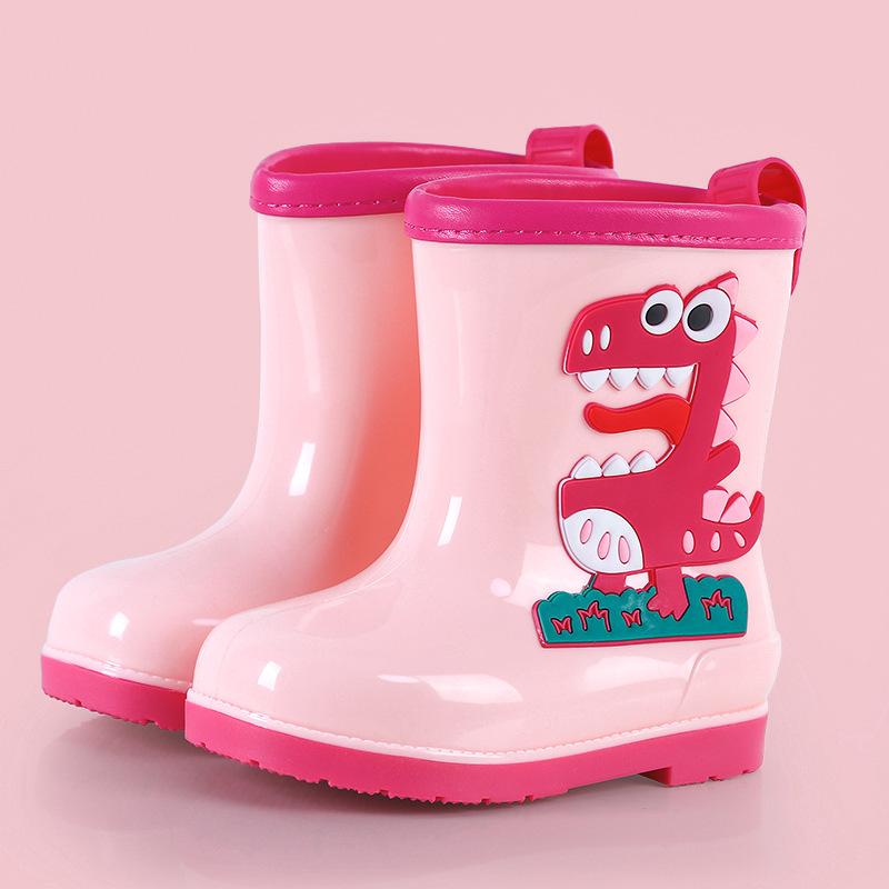 Bota Infantil Cartoon Kid Rain Boots Anti Slip Boy Water Boots Waterproof Rubber Boots for Child Infant Gir Boot Bottes De Pluie