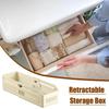 Stackable Cabinet Pull Out Organizer Adjustable Desk Drawer Organizer Retractable Snack Storage Box For Pantry Kitchen Bedroom