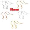 50Pcs/bag Silver Earring Hooks Earring Making Accessories Earrings Parts French Wire Hooks Hypo-Allergenic Jewelry Findings DIY