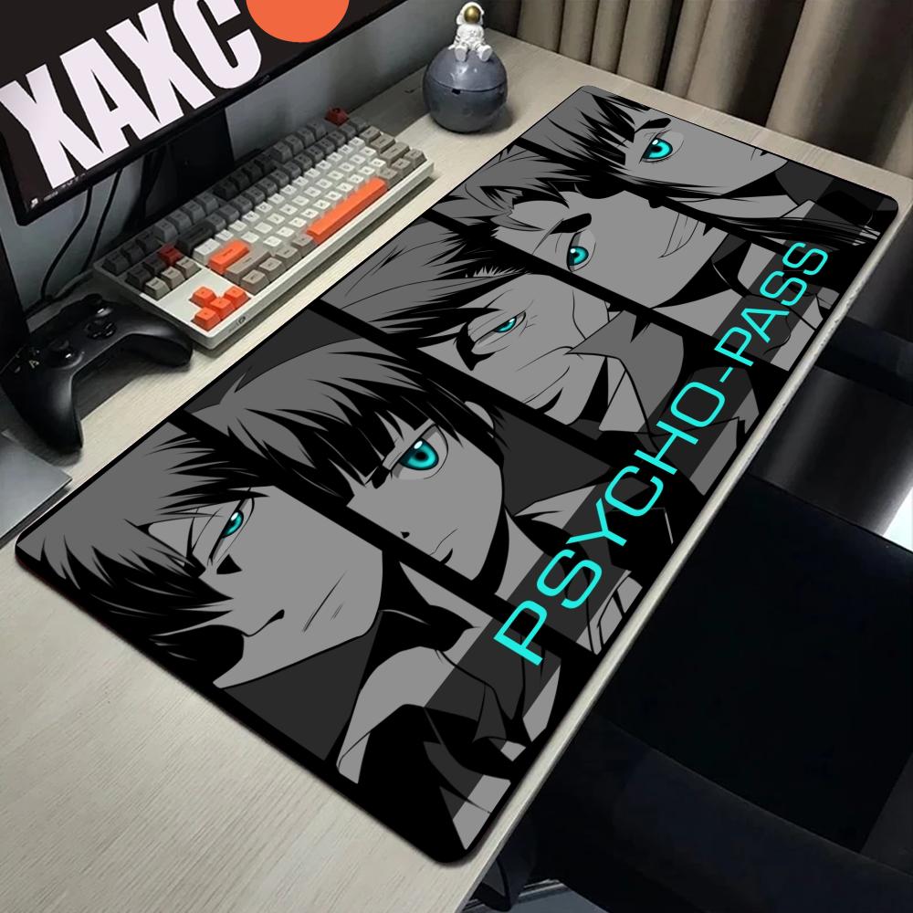 Anime Psycho Pass Floor Mat xcm XL Lockedge Office Computer Desk Mat Table Keyboard Big Mouse Pad Laptop Cushion Nonslip