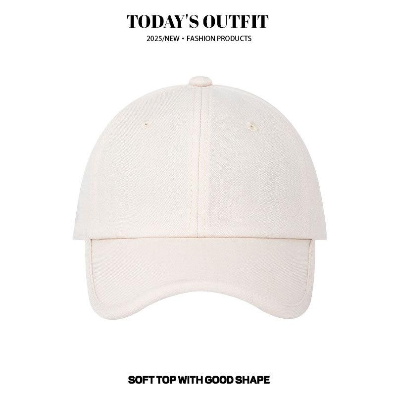 Весенне-летняя повседневная универсальная бейсболка с широкими полями, бейсболка для большого лица, мужская и женская, подчеркивающая лицо, шляпа для маленькой/большой окружности головы