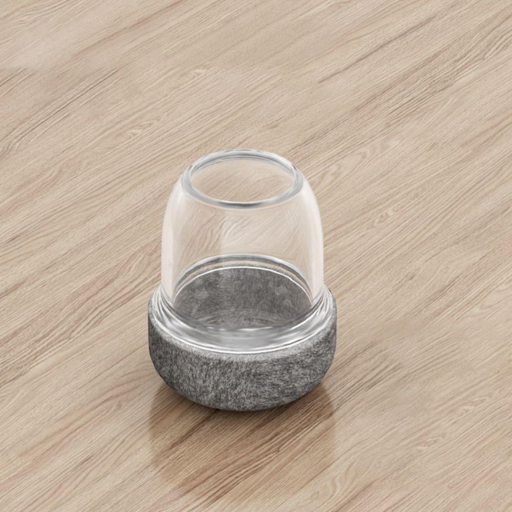 8pcs Non-slip Chair Leg Floor Protectors Wear-resistant Resilient Chair Leg Silent Mat Scratch-proof Thickened