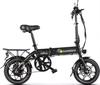 E-Bike 350W Brushless Motor 36V7.8AH Lithium Battery Fold Electric Bicycle 14-inch Tire Mechanical Disc Brake Electric Bicycle