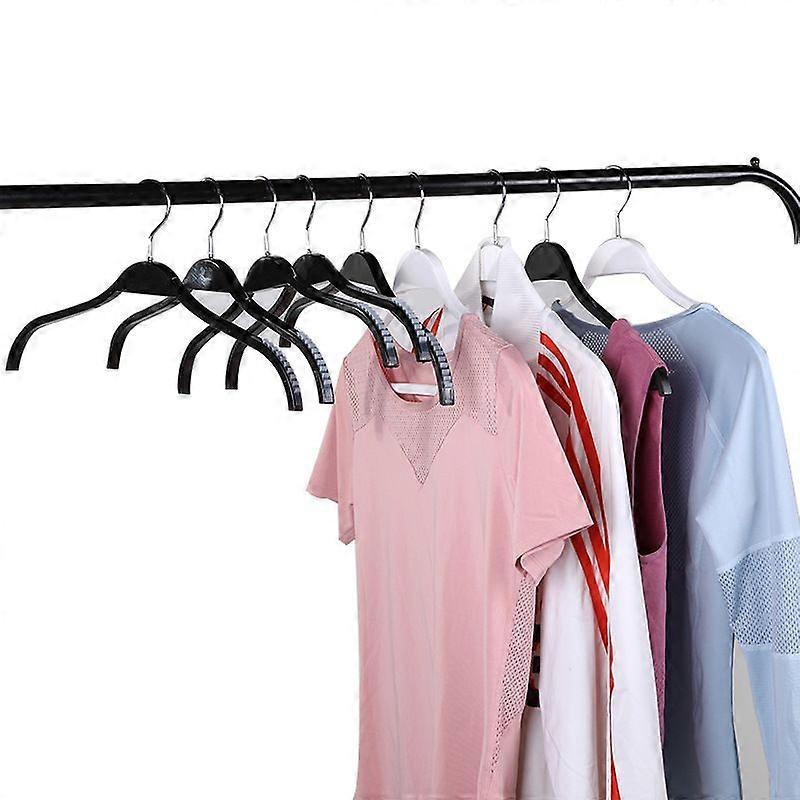 20 Non-Slip Plastic Coat Hangers for Tops & Shirts, 40cm