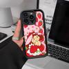 Мультяшная Девочка S-Клубника S-Клубничный Торт Силиконовый Мягкий Чехол Для Телефона Для IPhone 17 16 14 13 12 11 15 Pro Max Plus Air Cover