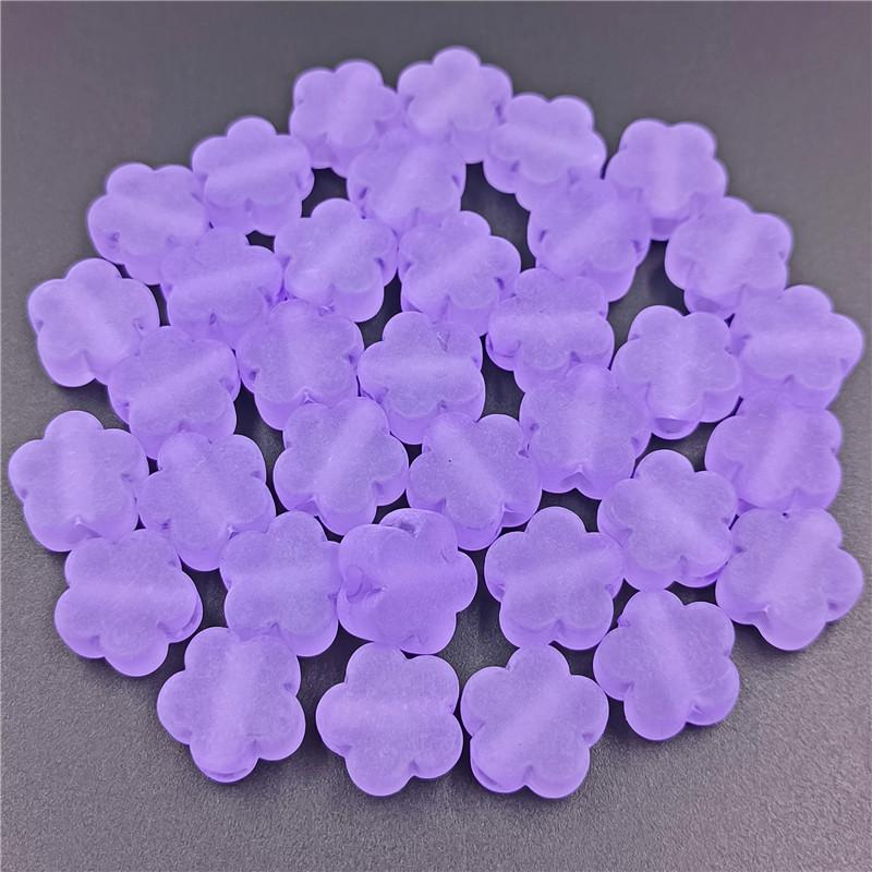 Изготовление ювелирных изделий Цветок сливы 10 шт. Форма цветка 15 мм Ожерелье Браслет DIY Аксессуары Прозрачные Для Матовых Бусин Акриловые Украшения Для Волос