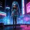 Настоящая Sega Colorful Stage! Фильм: Мику, которая не умеет петь, Luminasta Хацунэ Мику, ПВХ, Оригинальная аниме-фигурка, Модель, Игрушки, Подарок