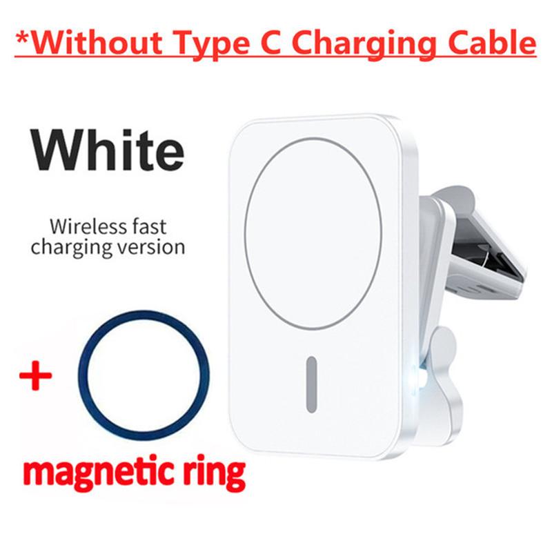 Магнитное беспроводное зарядное устройство, подставка на вентиляционную решетку автомобиля, держатель для телефона, 15 Вт, магнитная автомобильная станция быстрой зарядки для iPhone 12 13 14 Pro Max Mini