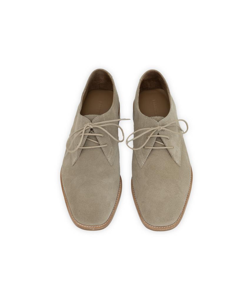Brownyard Suede Derby Shoes, Stone