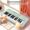 Электронная клавиатура пианино с 32 клавишами, 16 тонами, 10 ритмами, 10 демонстрациями, музыкальный инструмент с двумя динамиками