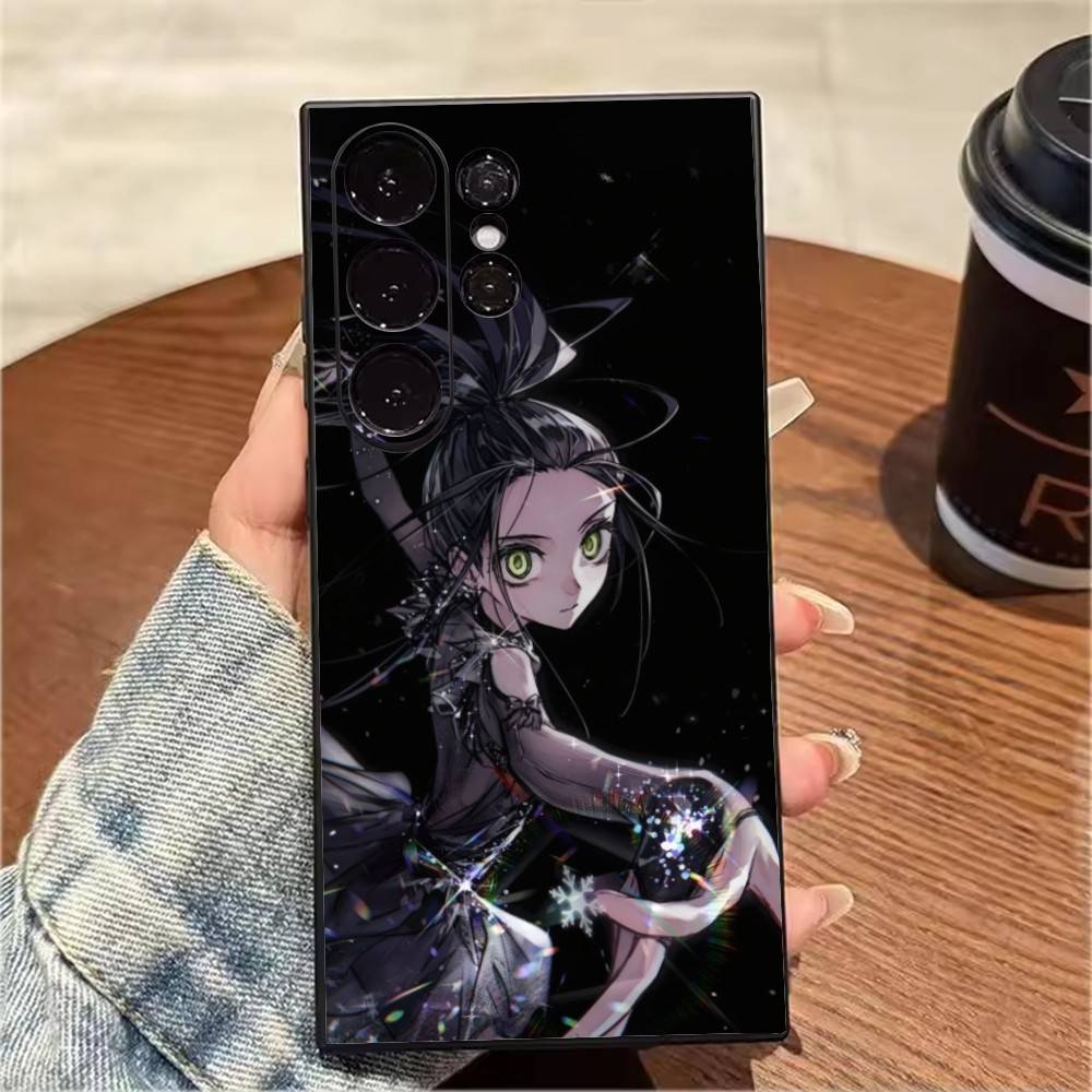 Чехол для телефона I-Inori M-Medalist Skating Anime для Samsung S25, S24, S21, S22, S23, S20, Ultra, S26, Plus, Fe, Note, 5G Черный