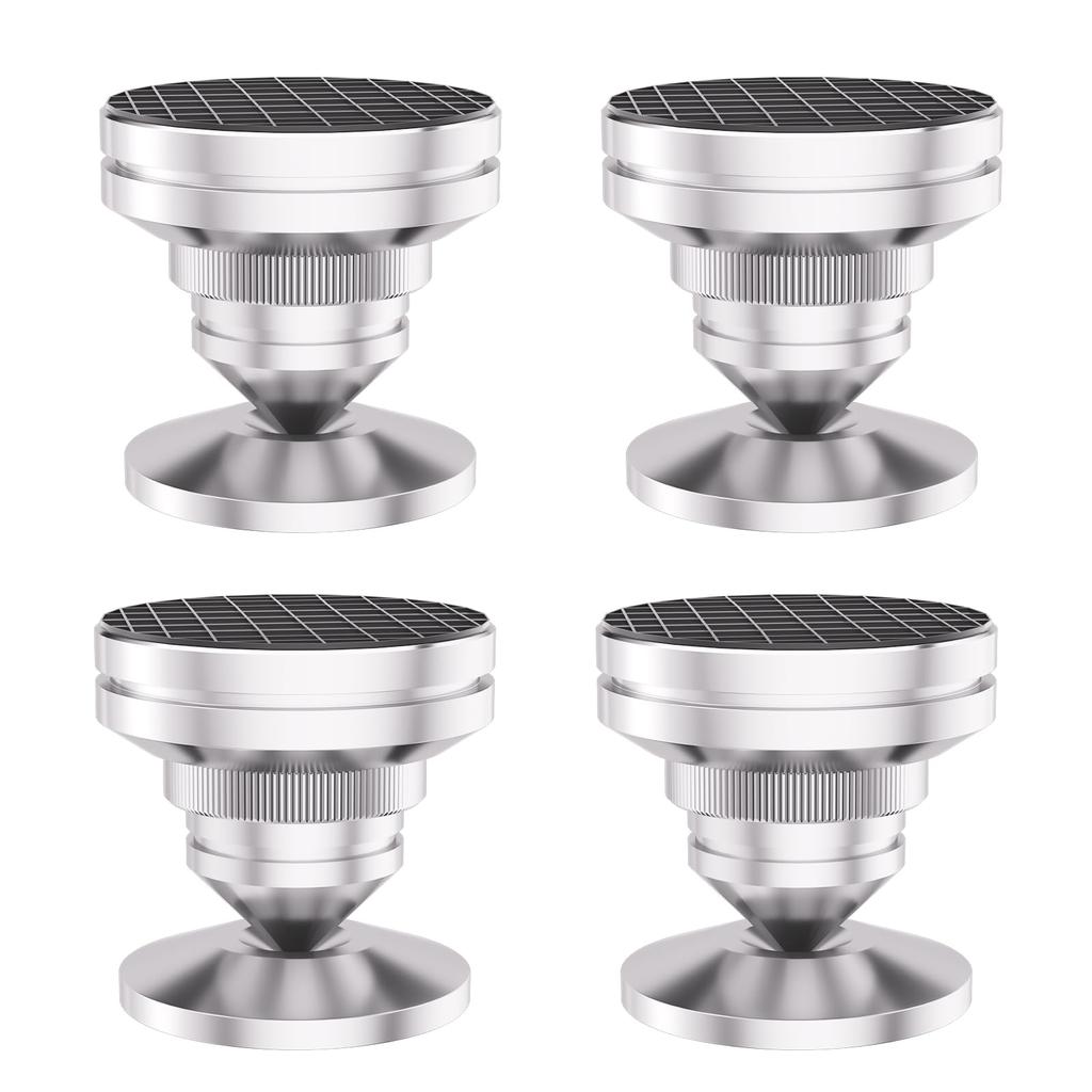 Preffair 4 Pieces Insulator Speaker Spike Base Speaker Board Speaker Stand Set with Tape Spike Holder Insulator Improves Audio Quality Adjustable