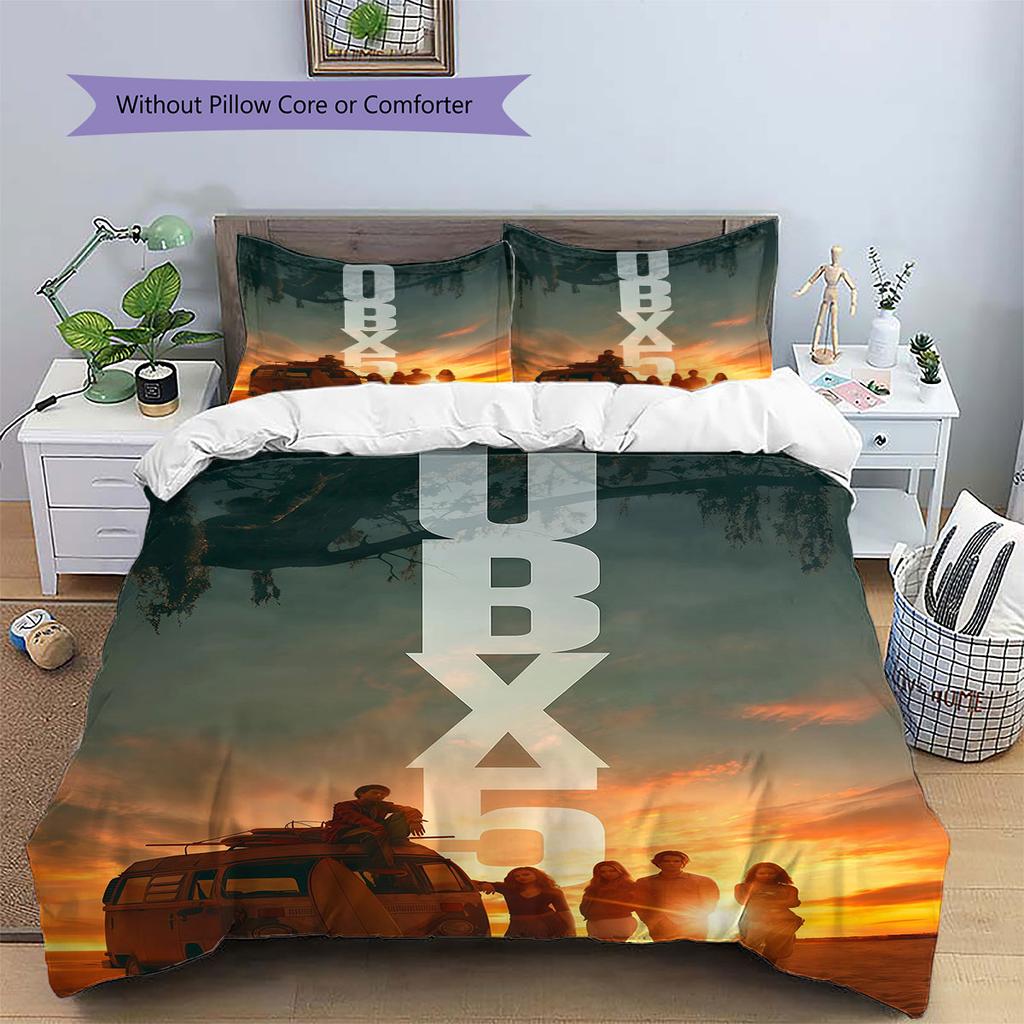 Outer Banks Pattern Bedding Home Decoration Birthday Gift ( 1 duvet cover + 2 pillowcase, without core),fan merchandise.