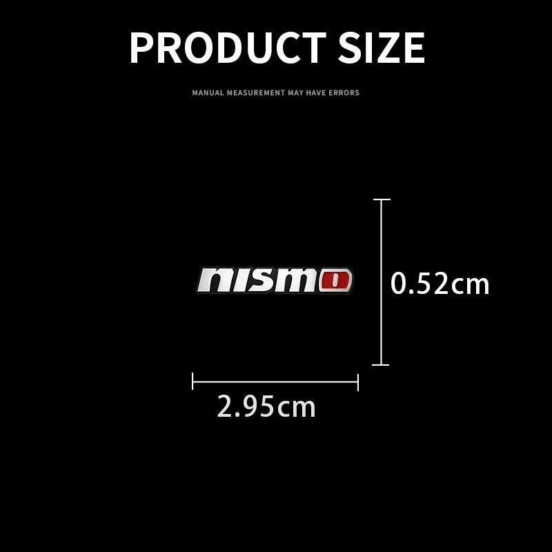 Значки на автомобиль, наклейки в салон для Nissan Nismo Логотип Qashqai J11 J12 Teana Altima Ariya Juke Murano Micra Kicks X-trail T32 T31