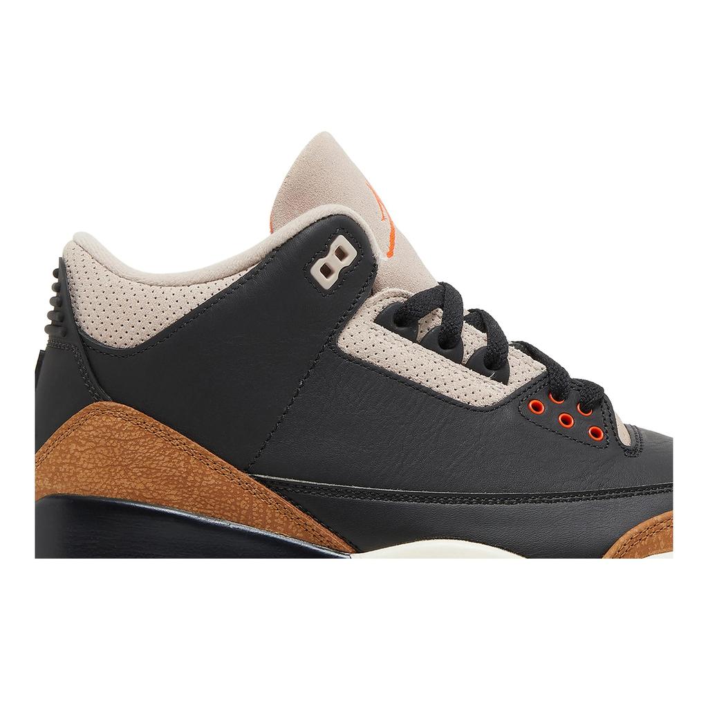 Air Jordan 3 Retro 'Desert Elephant' (Unisex) Black / Rush Orange / Fossil Stone Vintage Basketball Shoes CT8532 008