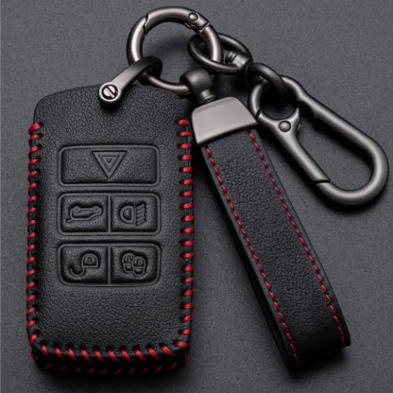 Кожаный чехол для автомобильного ключа Oli, держатель для Land Rover Range Rover Discovery 5 Sport, для JAGUAR XE XF XJ F PACE, аксессуары