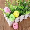 36 Pcs Easter Fur Chicks Mini Simulation Plush Chicks Small Colorful Fluffy Chicken Easter Basket Stuffer for Spring Home Garden Decor