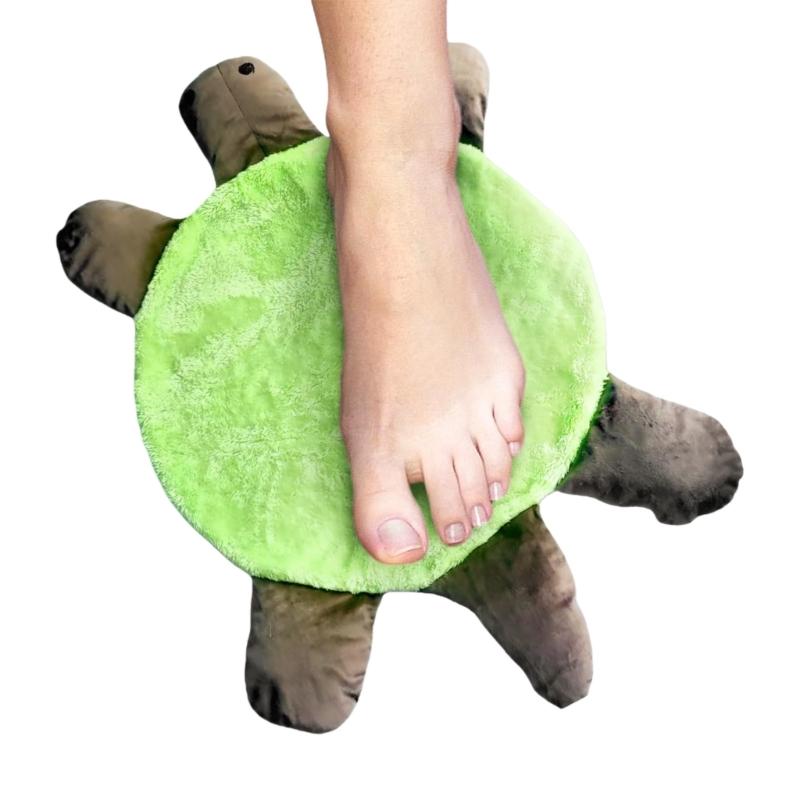 Turtles Floor Foot Mop Double Side Cleaning Pad For Easy Floor Maintenance Dust Hair Pickup Washable for Various Floor