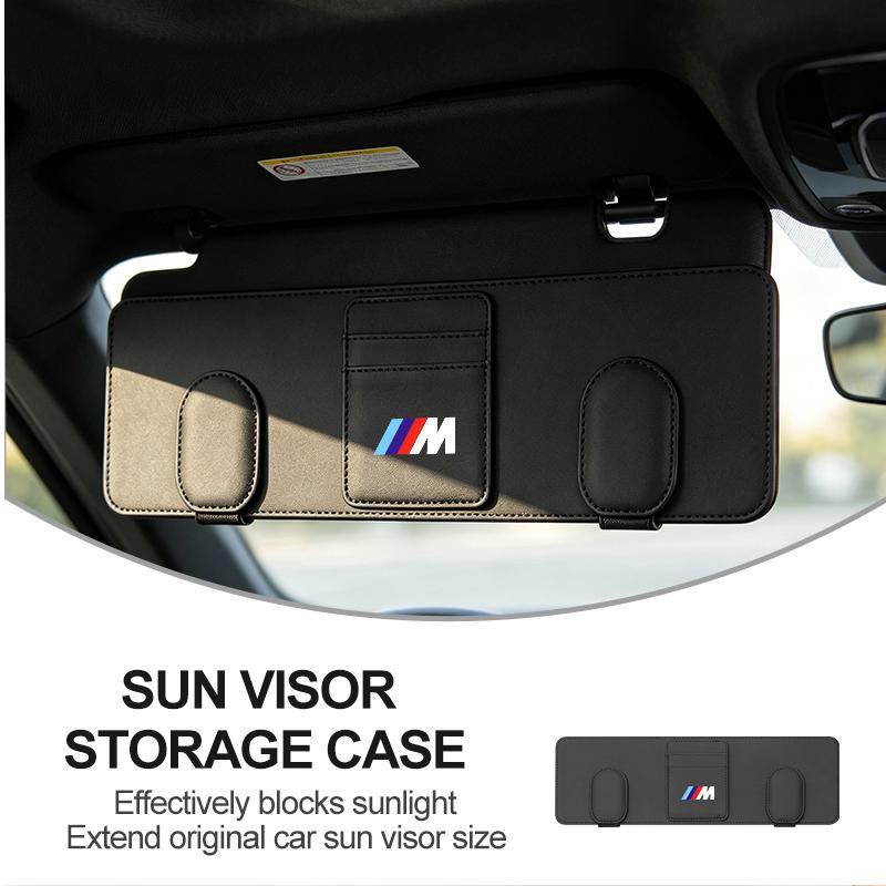JVVO7 For BMW Car Glasses Storage Clip Sun Visor Sunglasses Holder X1 X2 X3 X4 X5 X6 X7 G20 G30 6GT E46 E90 E60 F10 E39
