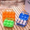 6 Grid Egg Box with Handle Large Capacity Shockproof Impact Resistant Compact Design