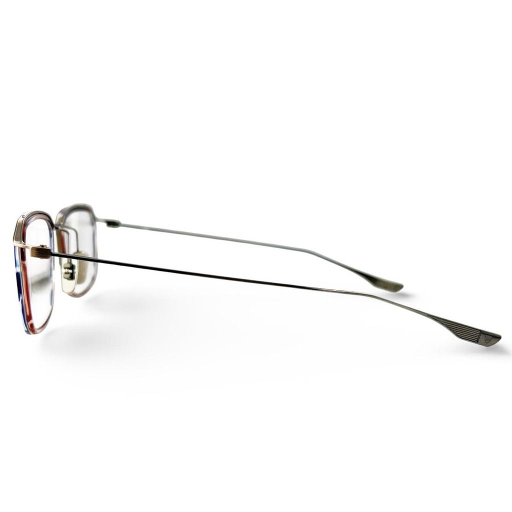Excellent DITA Glasses SCHEMA-FIVE Square brown marble Women DTX423 Used
