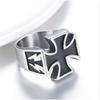 Man Punk Cool Cross Rings For Men 3D Cross Style Rings Men Fashion Jewellery Unique Gifts