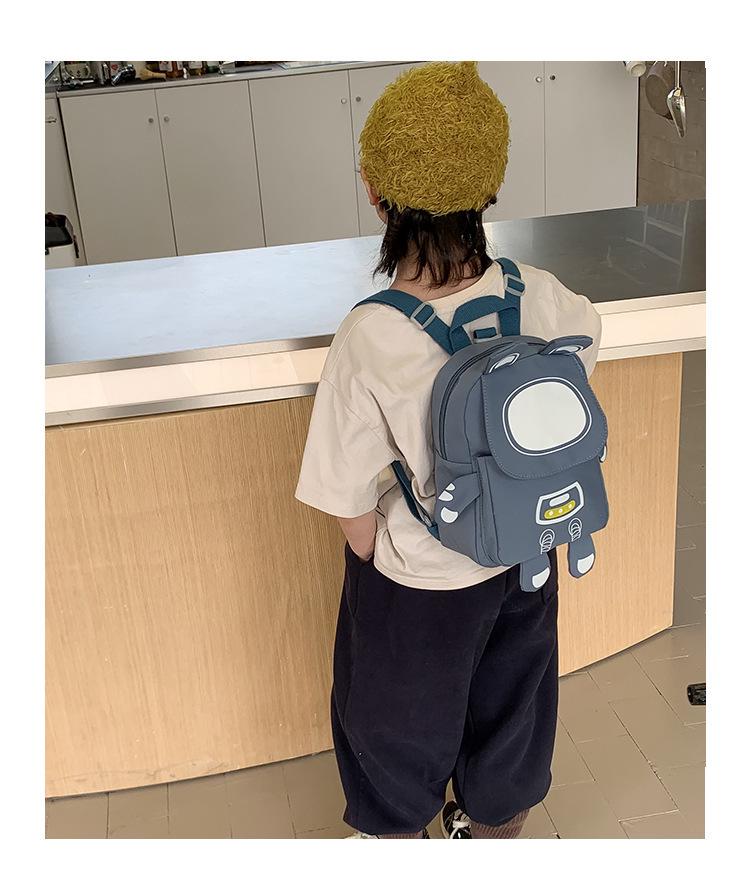 Japanese Style Anti-Lost Astronaut Schoolbag: Cute Kindergarten Backpack for Boys & Girls