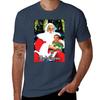 Merry Cagemas Santa Knee Nicolas Cage Christmas Tshirt Big And Tall Casual Tshirt