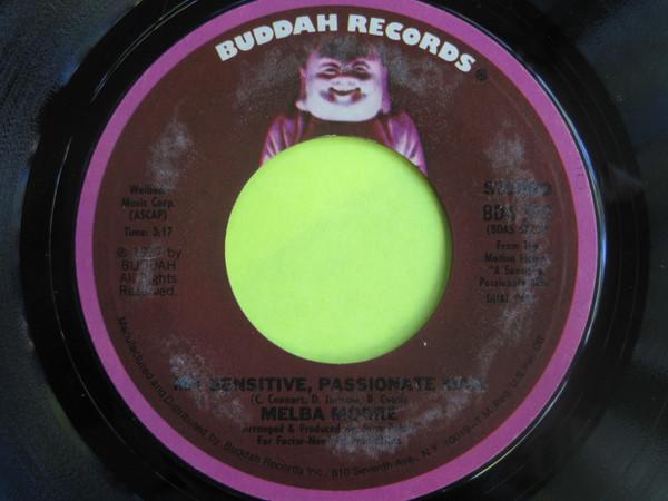 7-дюймовая пластинка MELBA MOORE - My Sensitive, Passionate Man / The BDA572 Buddah Records 1977 США Соул/Фанк Б/У