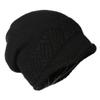 Soft warm twisted wool knitted bucket hat three-dimensional texture twist crimped pot hat gentle plain cold hat stacking hat
