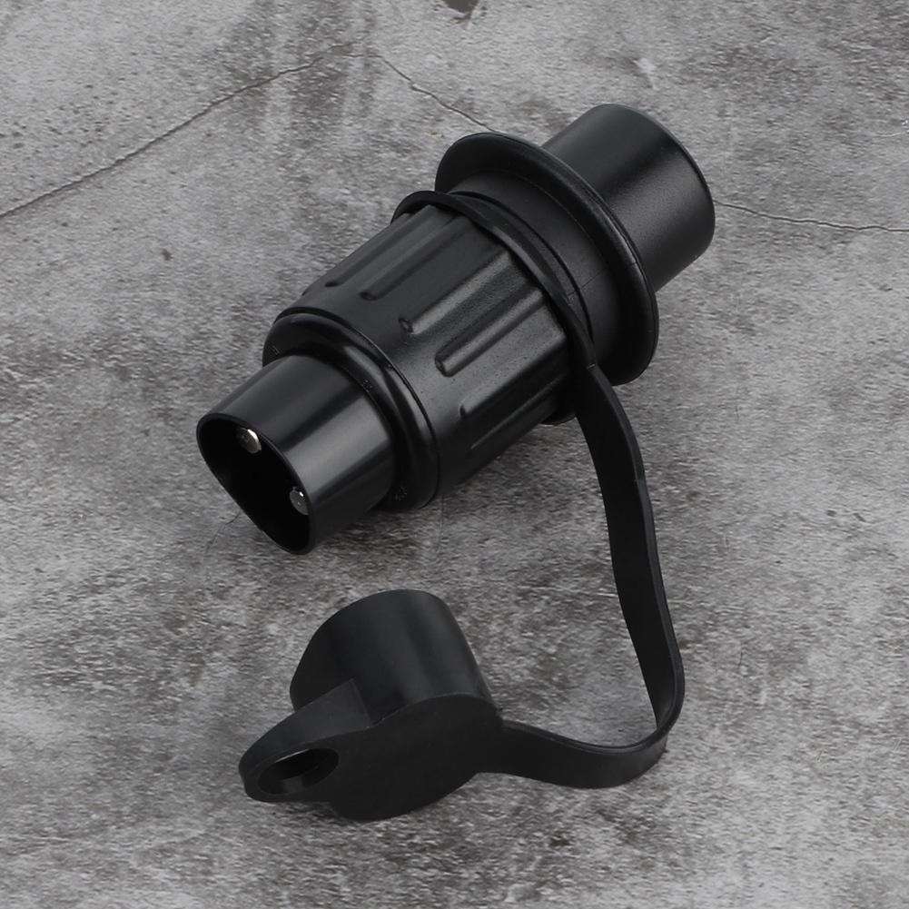 Черный пластиковый 3-контактный адаптер разъема проводки прицепа для прицепа