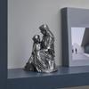 3D-печатная фигурка матери и дочери, статуэтка обнимающихся мамы и дочери, скульптура с сердцем, душевный домашний декор, подарок на День матери, Рождество или