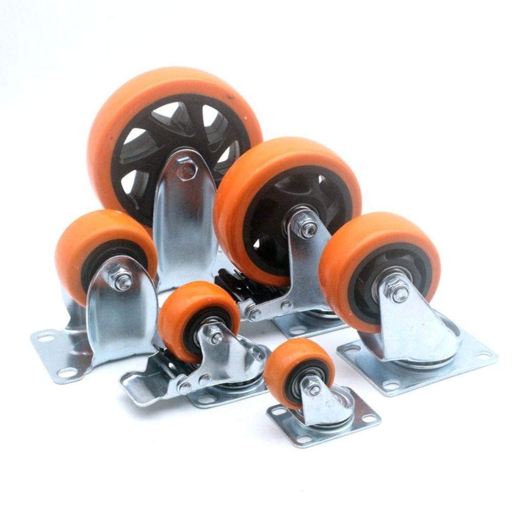 Blackheart Orange Face Furniture Castor 3" / 4" /5'' Wheel Industrial wheels  Table Shelf