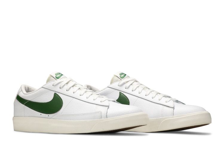 Nike Blazer Low Leather White Forest Green