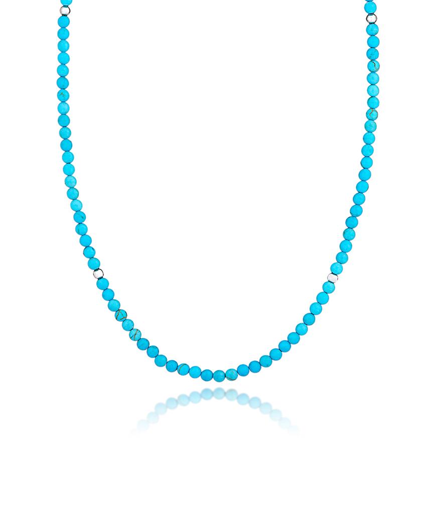 Колье с бирюзовыми бусинами Lloyd Turquoise Timeless Llnb60143B