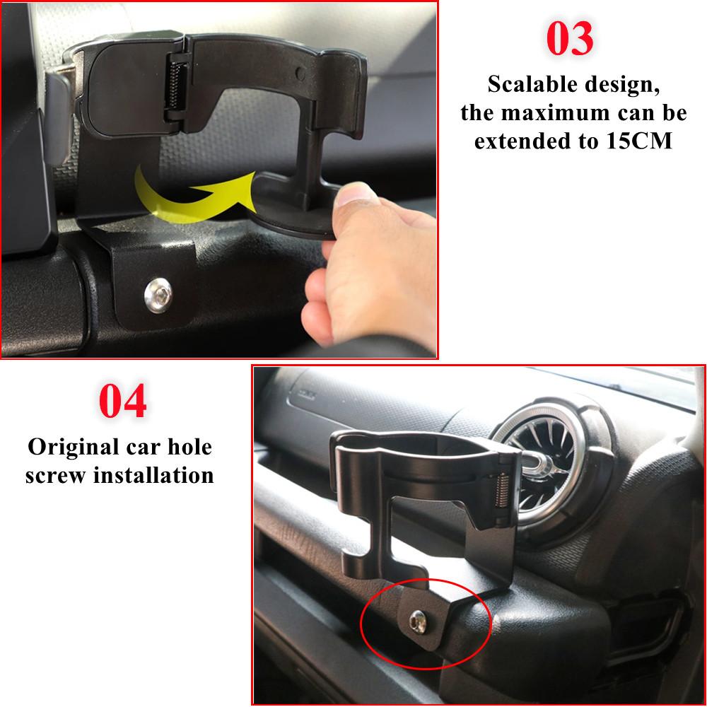 Автомобильный держатель для телефона, многофункциональный держатель для стакана с водой, подставка для напитков для Suzuki Jimny JB64 JB74 2022