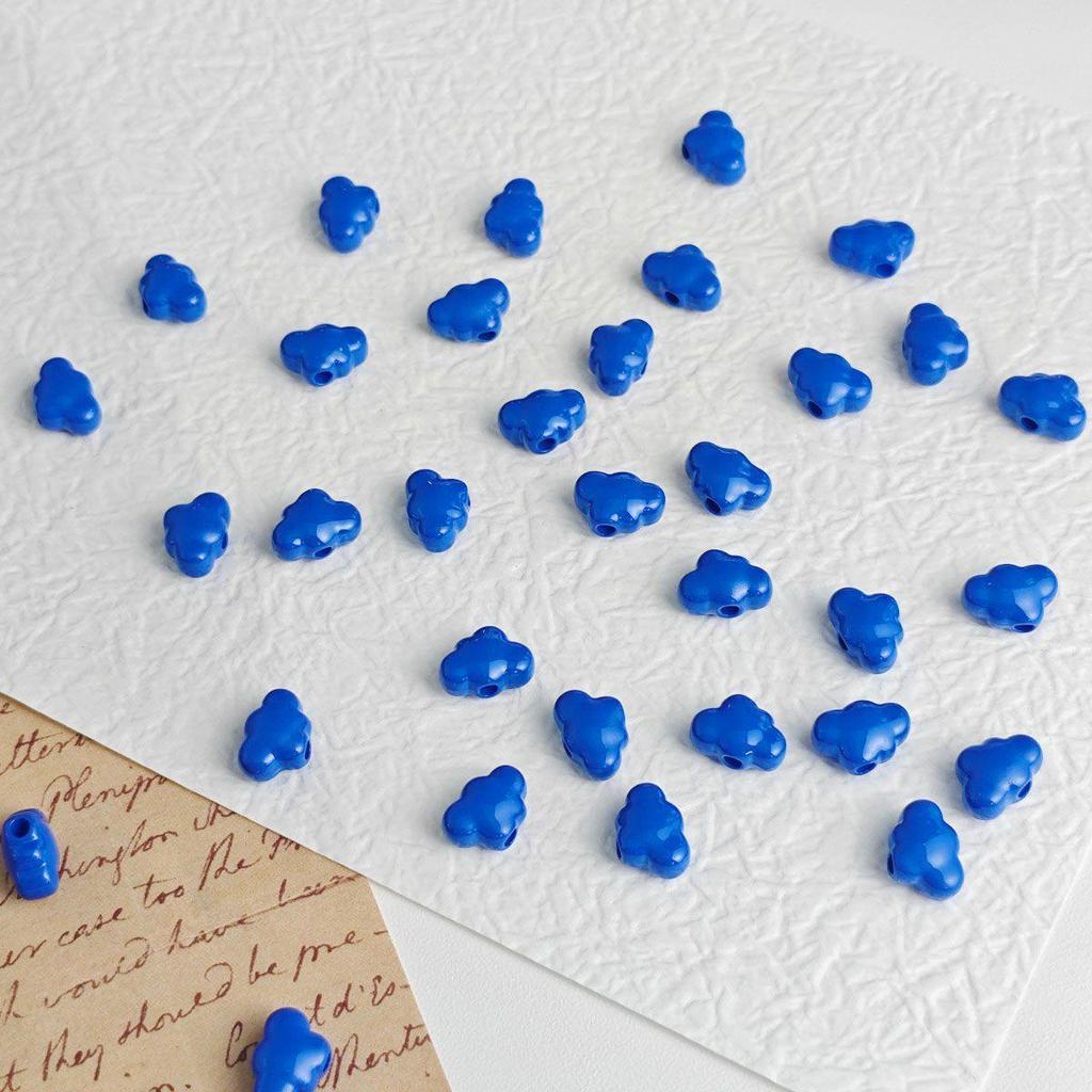 Маленькие акриловые бусины в форме облака и сердца для DIY-украшений и подвесок