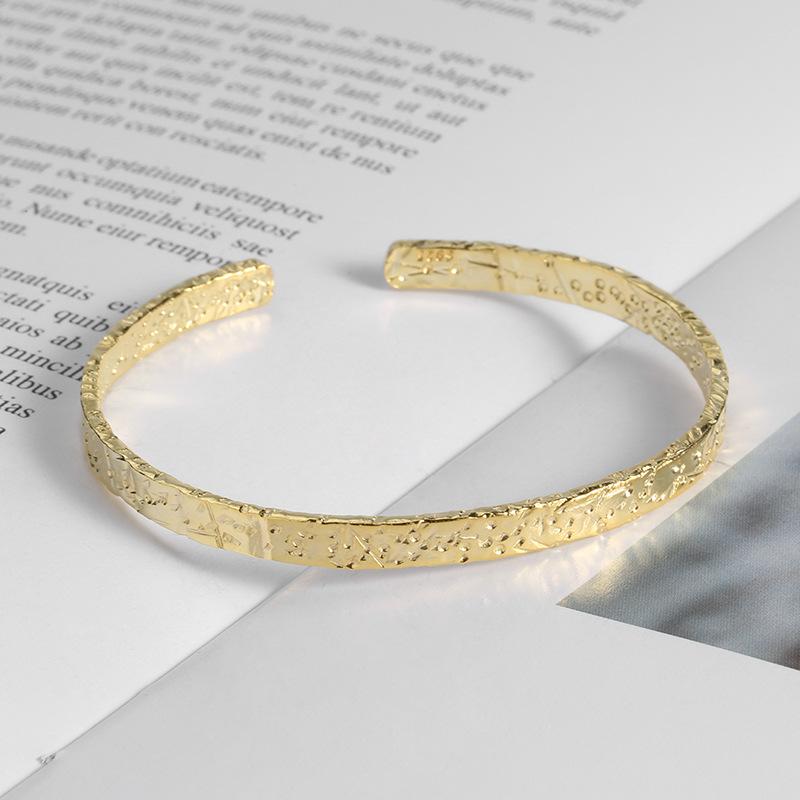 Trendy Minimalist Elegant Women Bangle Bracelet New Fashion Simple Cuff Jewelry For Daily Wear Gift