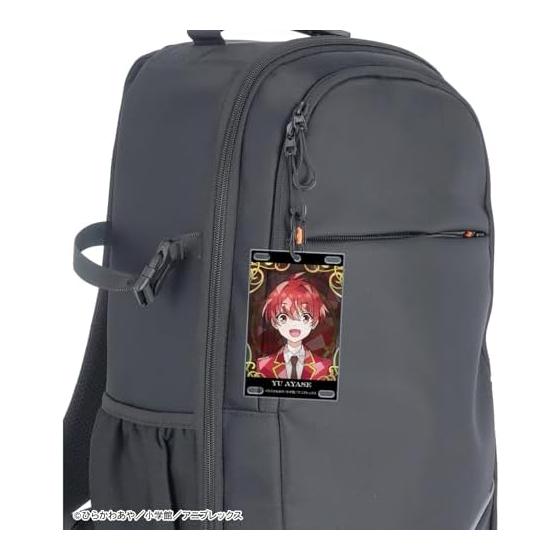 TV Anime 'The Three Sisters of the Emperor Are Surprisingly Easy.' Ayase Yu Aure Glass Card-Shaped Acrylic Keychain with Carabiner