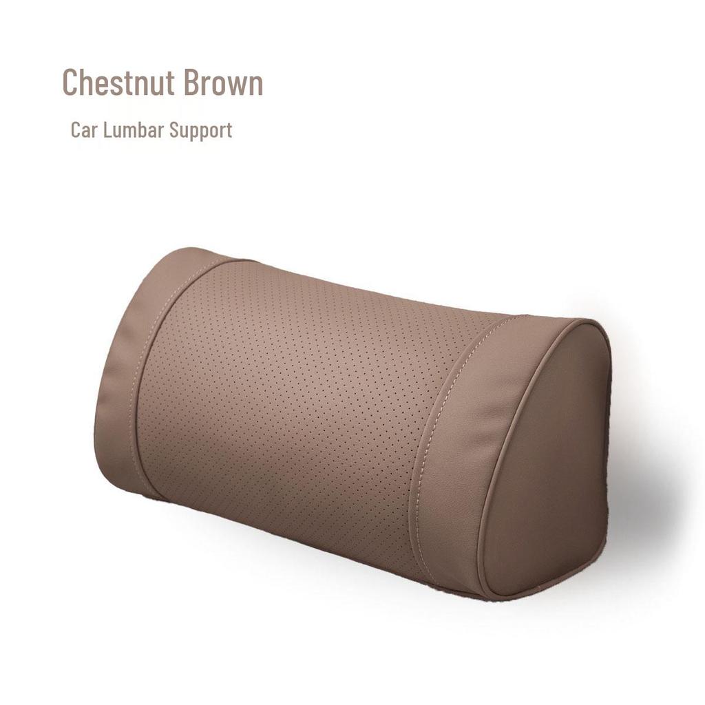 Универсальный комплект подголовника и поясничной поддержки для автомобиля на все четыре сезона - регулируемые подушки для шеи и спины.