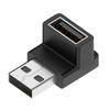 Угловой USB 3.0 Male to Female удлинитель, 90 градусов, вверх/вниз, для ПК